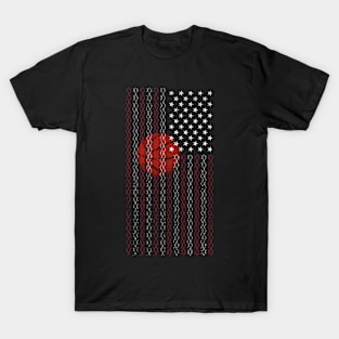 Basketball July Fourth - Basketball independence Day US Flag Gifts For July 4th & All Time T-Shirt